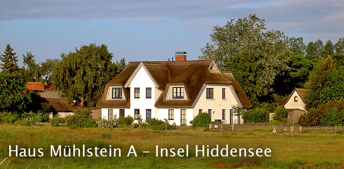 Ferienhaus Mühlstein auf Hiddensee an der Ostsee