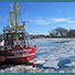 Ostsee - Hafen im Winter